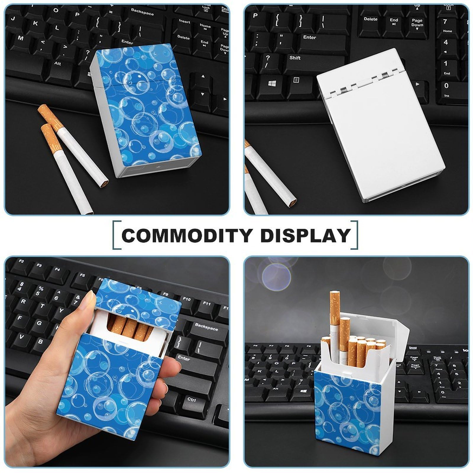 crush proof box cigarette Amazon.com: Bubbles and Circles Cigarette Case Crush Proof Cigarette  Packing Box Portable Lightweight Cigarette Box for Men Women Smoker Gift :  Health & Household