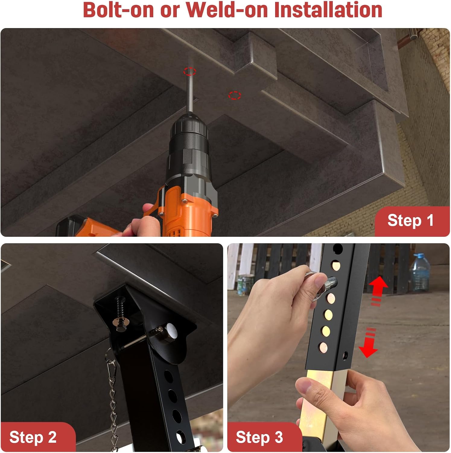 Telescoping RV Camper Accessories - 2 Pack Trailer Stabilizer Jacks, Adjustable 12" to 18", Slide Out Supports 1000 Lbs Capacity Each