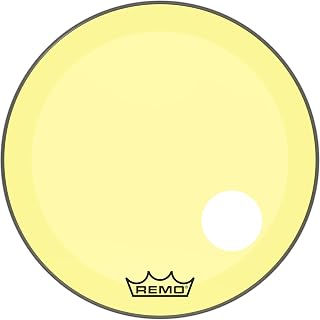 Remo Colortone Powerstroke 3 P3-1326-CT-YEOH - Cabezal de tambor (66 cm), color amarillo