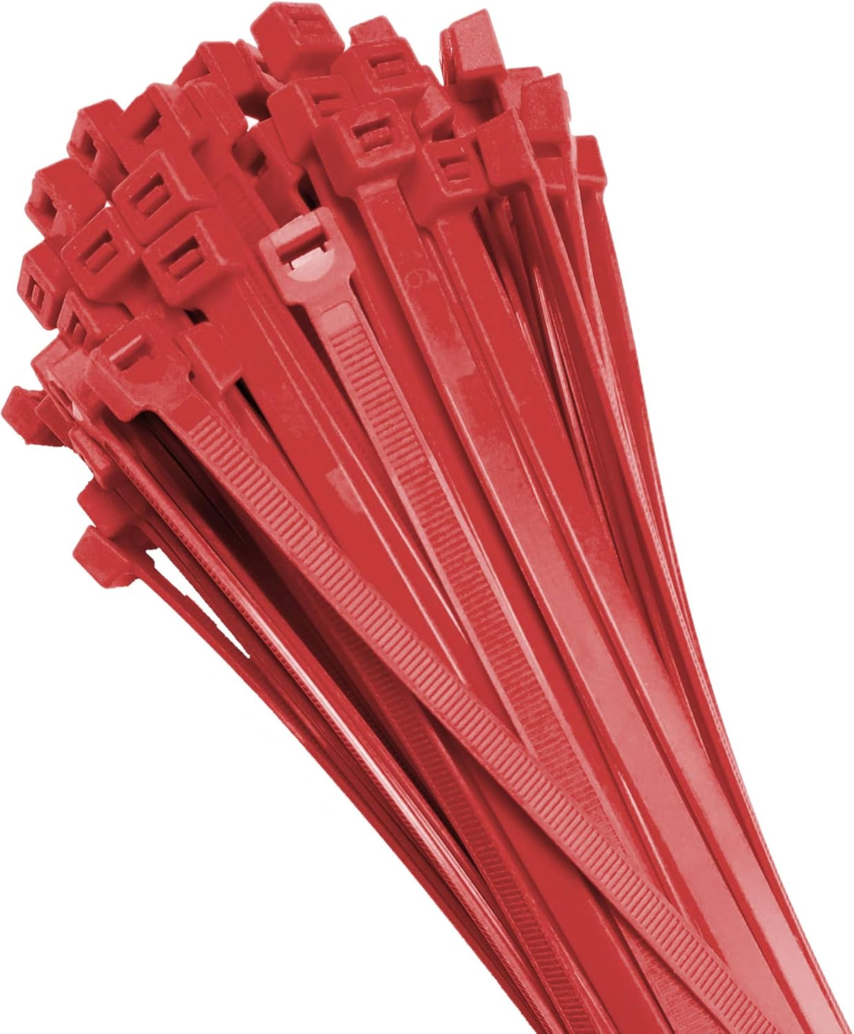 Electriduct Nylon Cable Ties - 8" Self-Locking Zip Ties Multi Color: (Blue, Red, Green, Yellow, Fuchsia, Orange, Gray, Purple) - 500 Pack