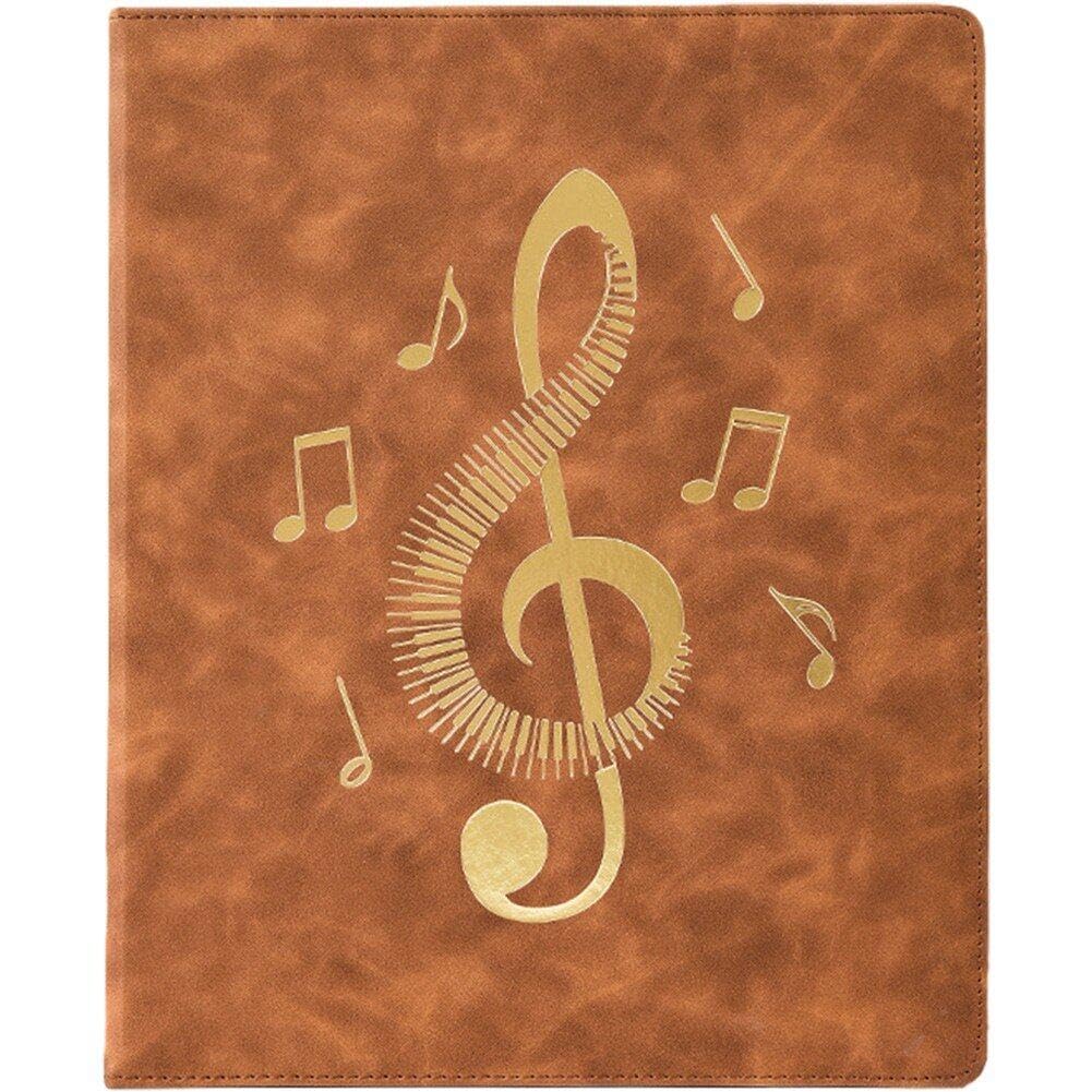 Dossier d'affichage A4 multifonctionnel avec livre d'information pour partitions musique