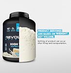 Revolution Nutrition, High Whey, Protein Powder 6LB, Whey Protein, Gluten Free, 25g of Protein Per Scoop, 2.7kg, 73 Servings (Vanilla Cake, 6 Pound)