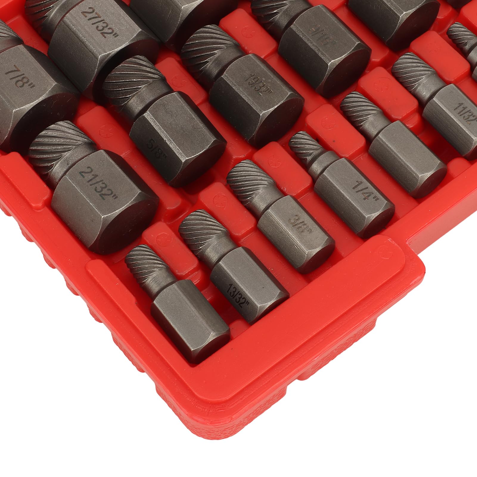 Cryfokt Juego de 25 Piezas de Extractor de Tornillos, Extractor de