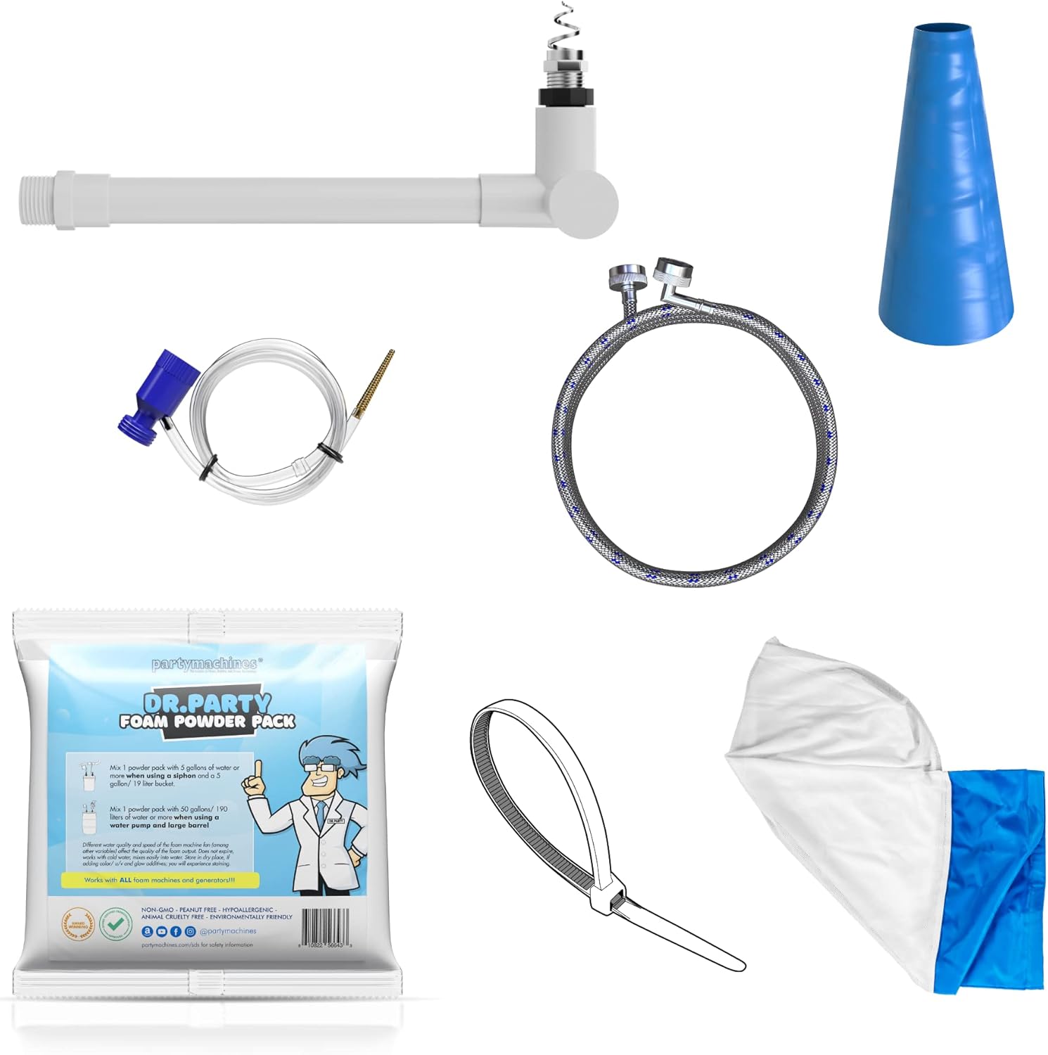 DIY Foam Machine Kit with Pump - for The DIY person - Provide your own Fan to make a Super Stacking Foam Machine - Great for a small budget
