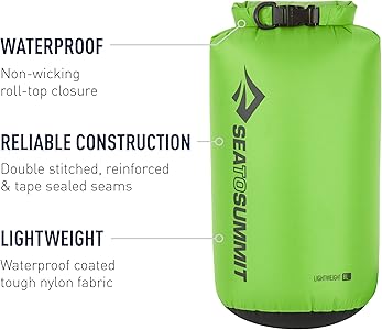 Sea To Summit ADS4 Sacco A Secco 70 D, Verde, 35 L