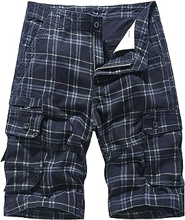 LindoMaker Mens Cargo Shorts UK Gym Fitness Summer Shorts Ligthweight Quick Dry Hiking Shorts Plus Size Running Shorts