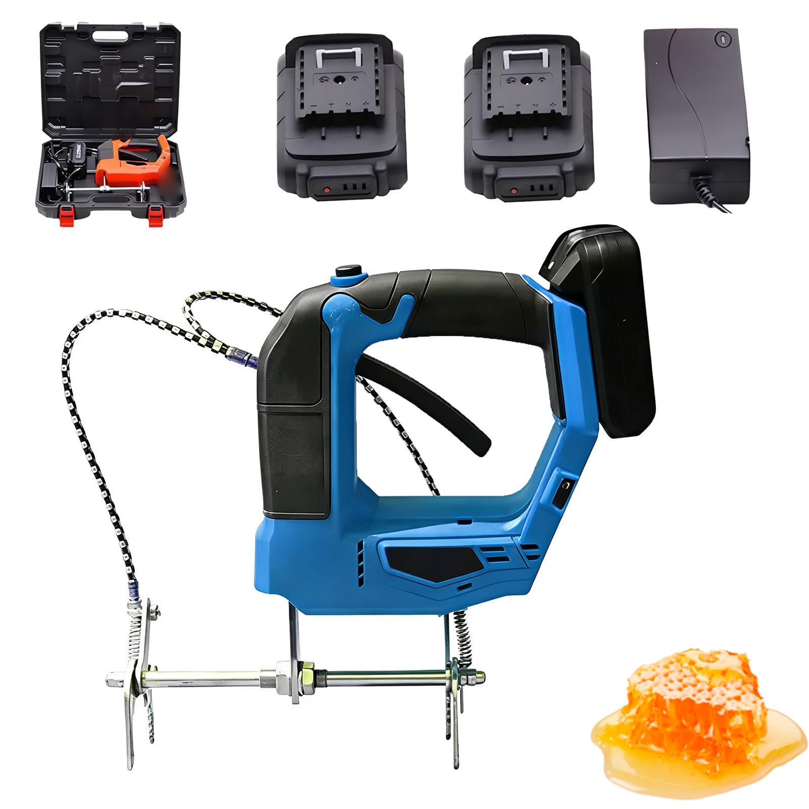 Shaker elettrico per api, portatile, senza fili, con manico antiscivolo, per apicoltura domestica e piccoli apiari