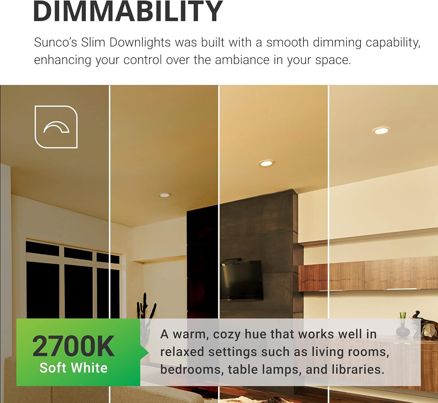 Limited Stock Sunco Lighting 16 Pack 4 Inch Ultra Thin LED Recessed Ceiling Lights Slim, 2700K Soft White, Dimmable 10W=60W, 650 LM, Smooth Trim Damp Rated, Canless Wafer Thin with Junction Box - ETL & Energy Star