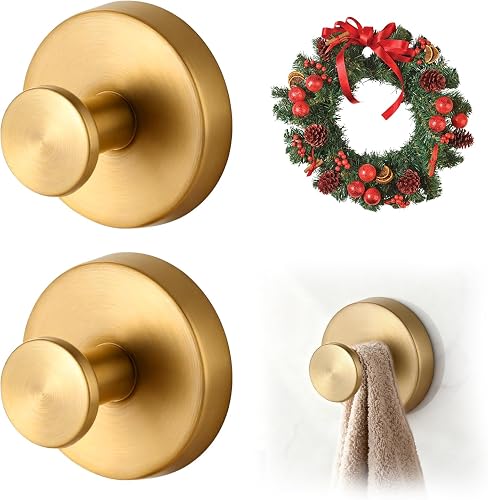 Suction Cup Hooks Applicable Shower No-Drill Bathroom Hooks for Towels, Ornament