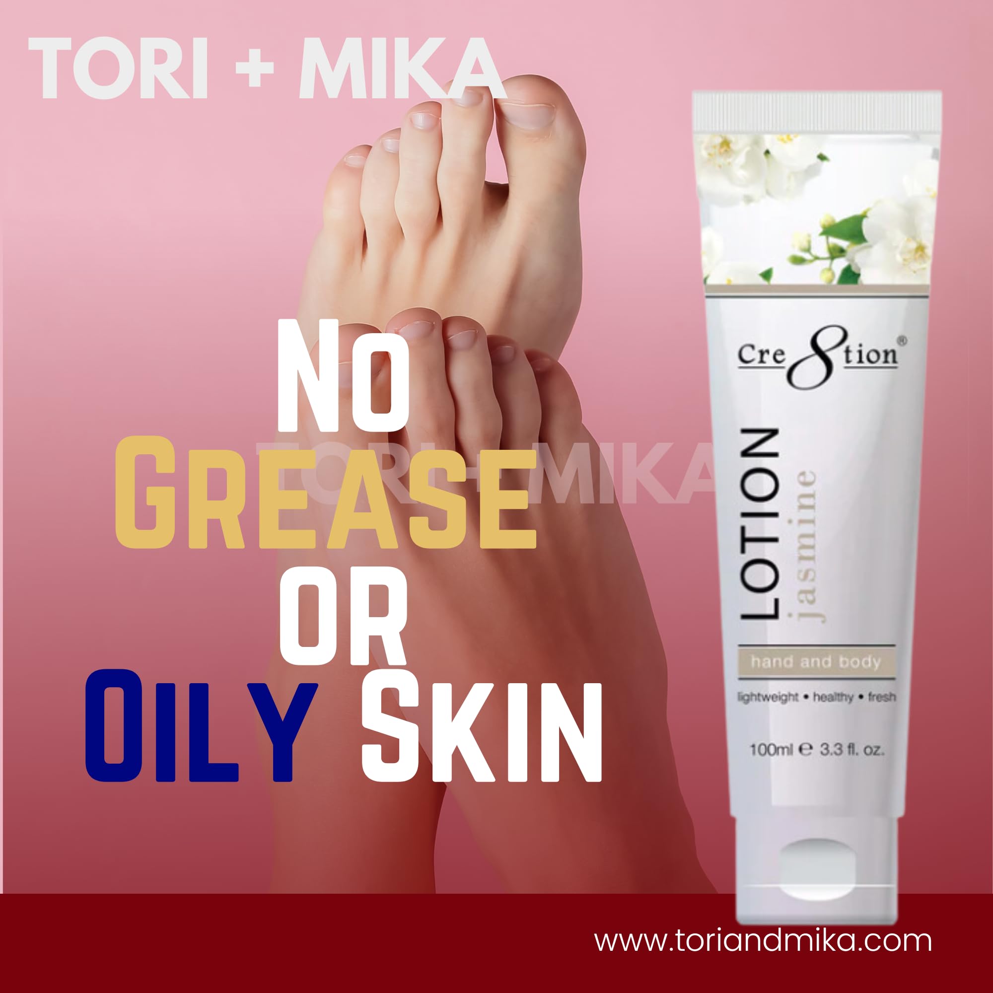 Amazon.com : Tori + Mika Creation Jasmine Spa Hand & Body Lotion