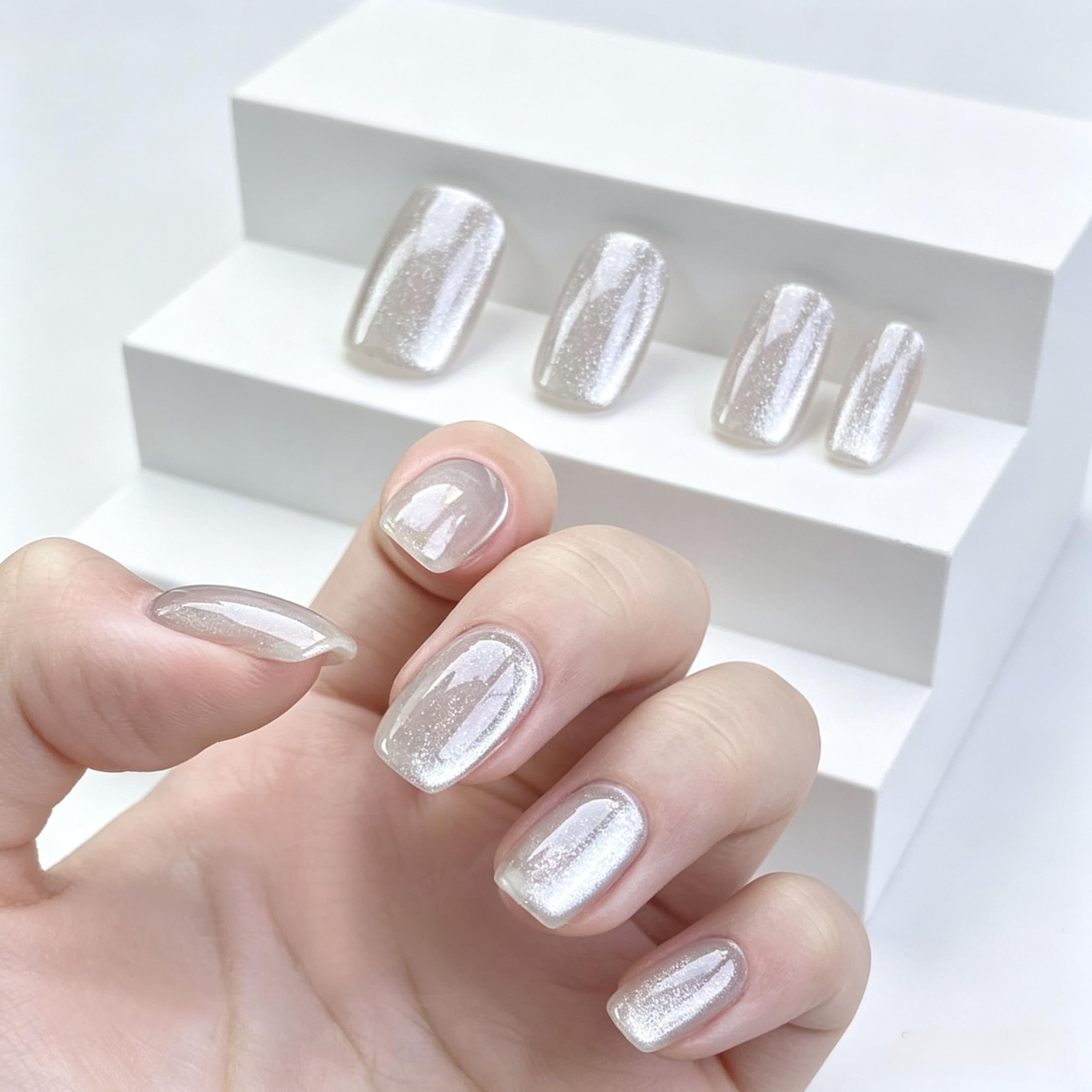 para puntas de Uñas Magnéticas Concha Elegantes para puntas(06)