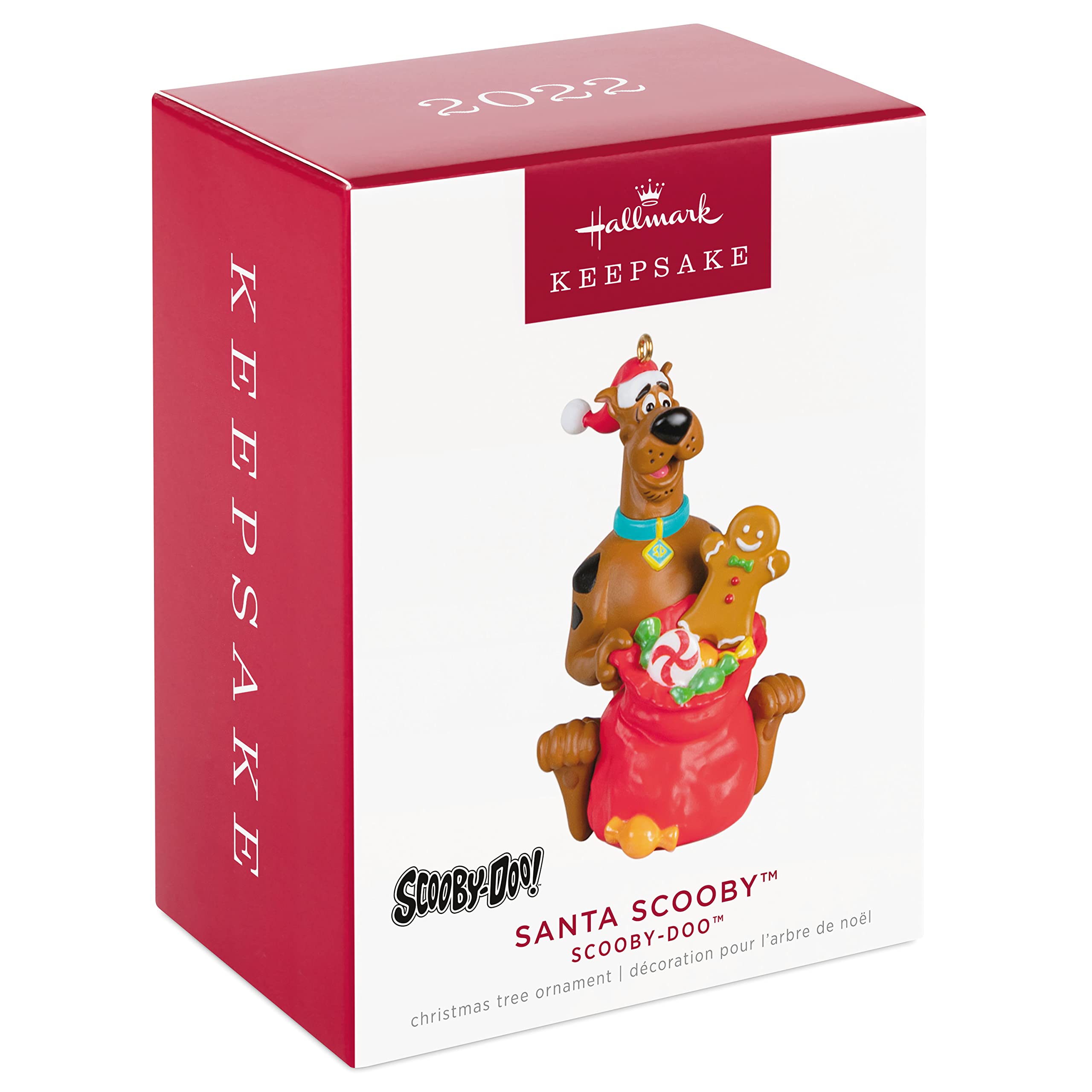 Hallmark Keepsake Christmas Ornament 2022, ScoobyDoo Santa
