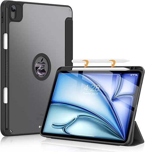 Miniatura 1 de Soke Funda para iPad Air de 11 pulgadas 2024 y iPad Air (54 generación, 20222020) con soporte para lápices, apagado y encendido automático +