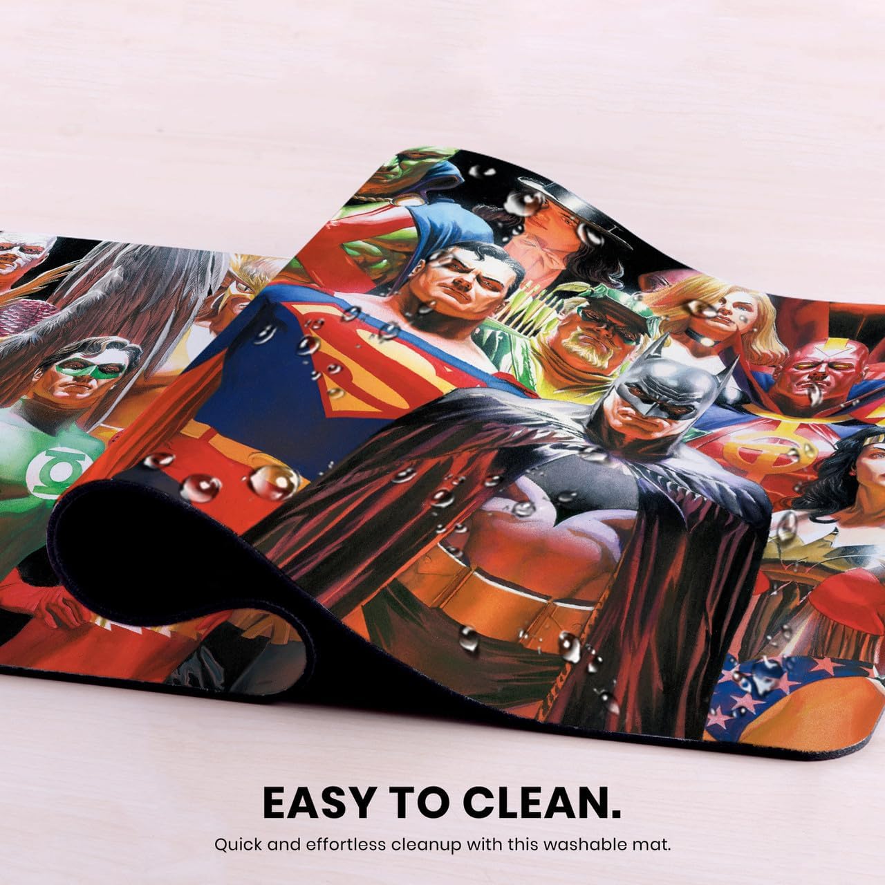 Head Case Designs Officially Licensed Justice League DC Comics Justice Volume 1 Comic Book Covers 23.62 x 11.81 x 0.12 inches (600 x 300 mm) - L Gaming Office Desk PC Keyboard Mouse Mat Pad