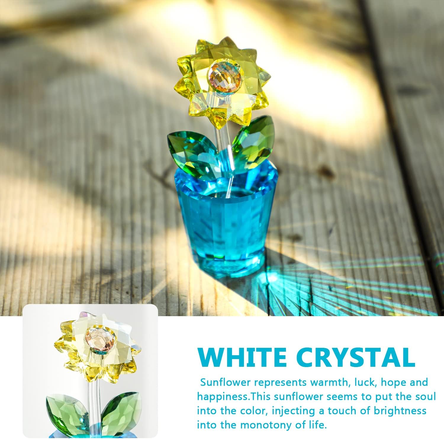 H&D HYALINE & DORA Crystal Collectable Ornaments Home Decor Tabletop Centerpiece Gift
