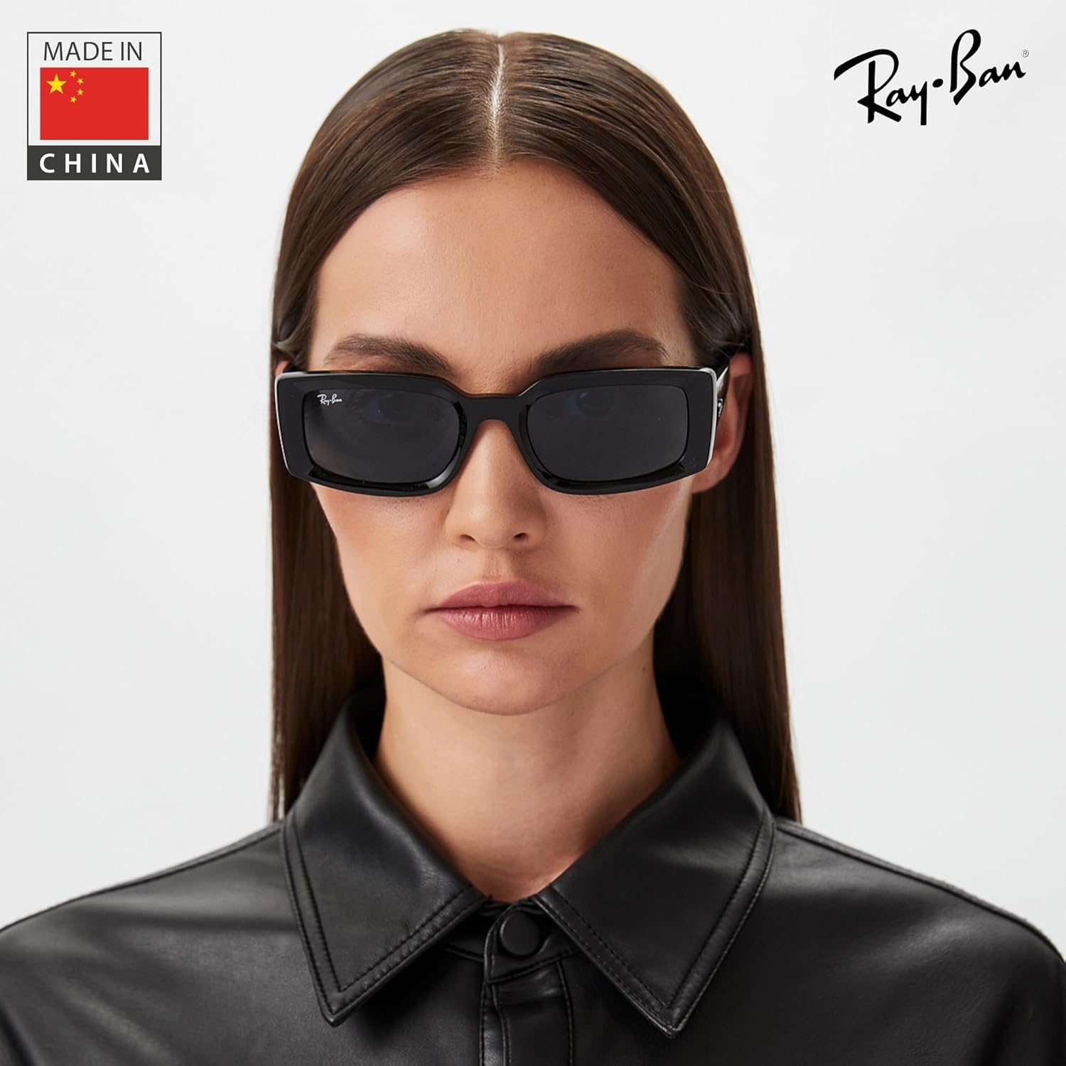 Ray-Ban RB4395 KILIANE BIO-BASED Square-Round Shaped Sunglasses for Men & Women with Official RAYBAN Eyewear Kit - Image 7
