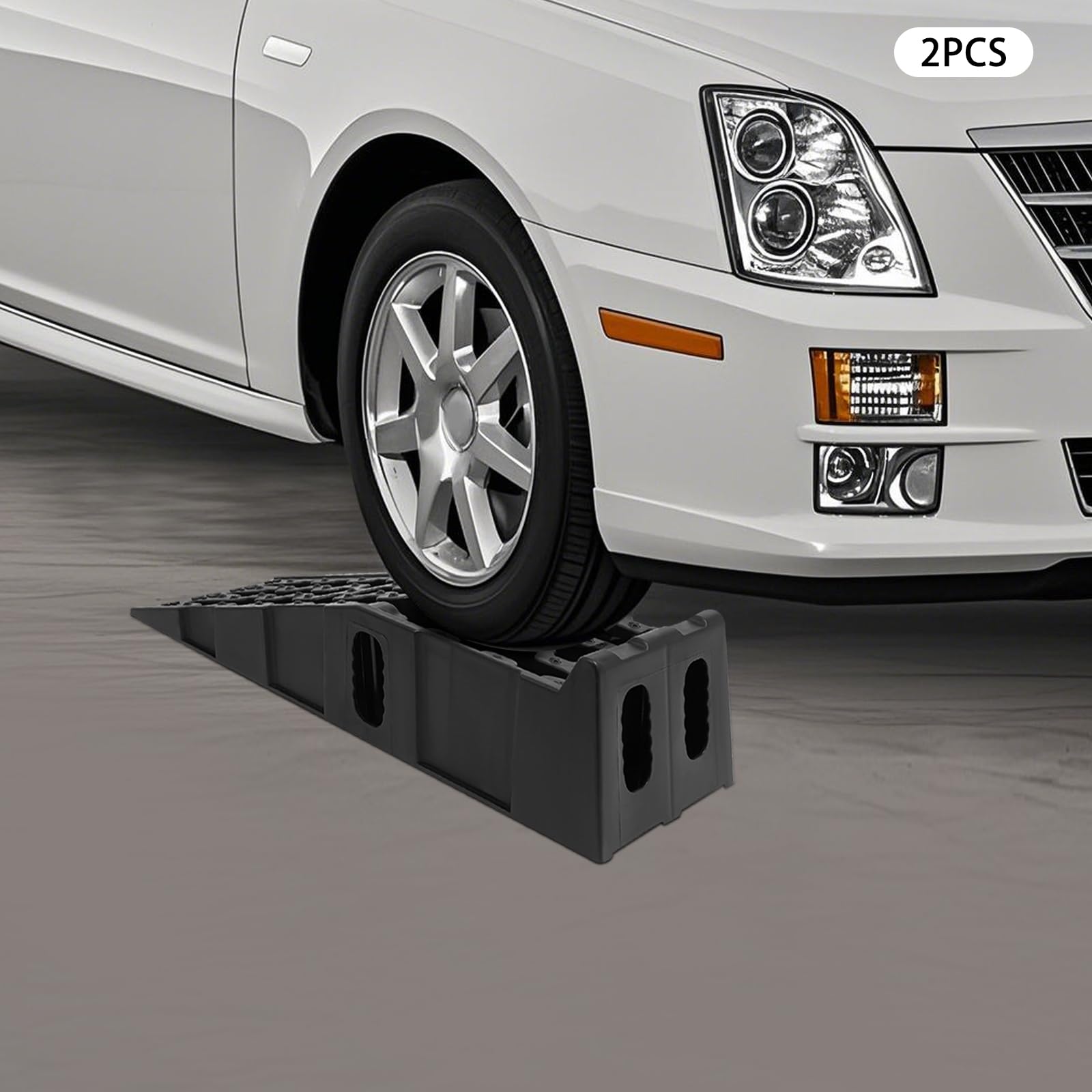 Rampe per auto, set di 2 rampe di riparazione per veicoli (5 t)