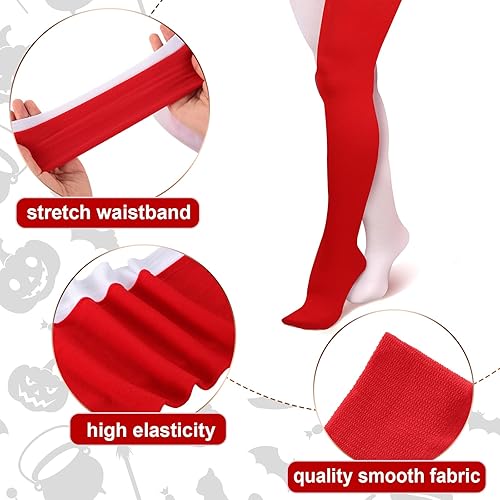 Miniatura 4 de Disfraz de Halloween de diablo y ángel para niñas, disfraz de Halloween rojo y blanco, incluye diadema y alas