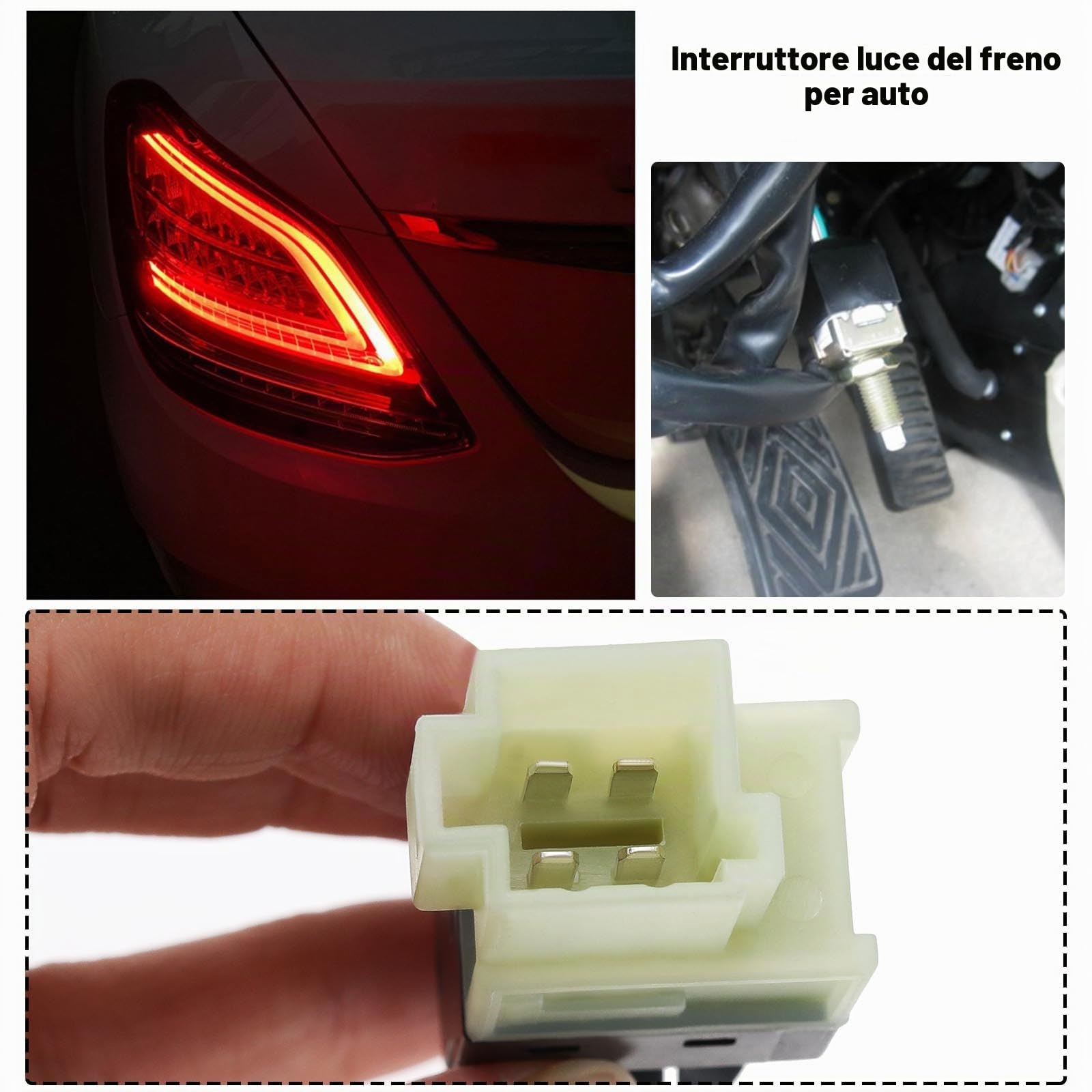 Interruttore Luce Freno Auto Compatibile Con Sprinter Vito Vaneo Viano Mixto W168 W169 W245 Sostituisce 0015452009 0015453809 0015458709