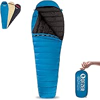 Vista 11 de Ultralight Down Sleeping Bag for Adults with 600 Fill Power, Compact All Seasons Sleeping Bag for Backpacking, Hiking and Camping