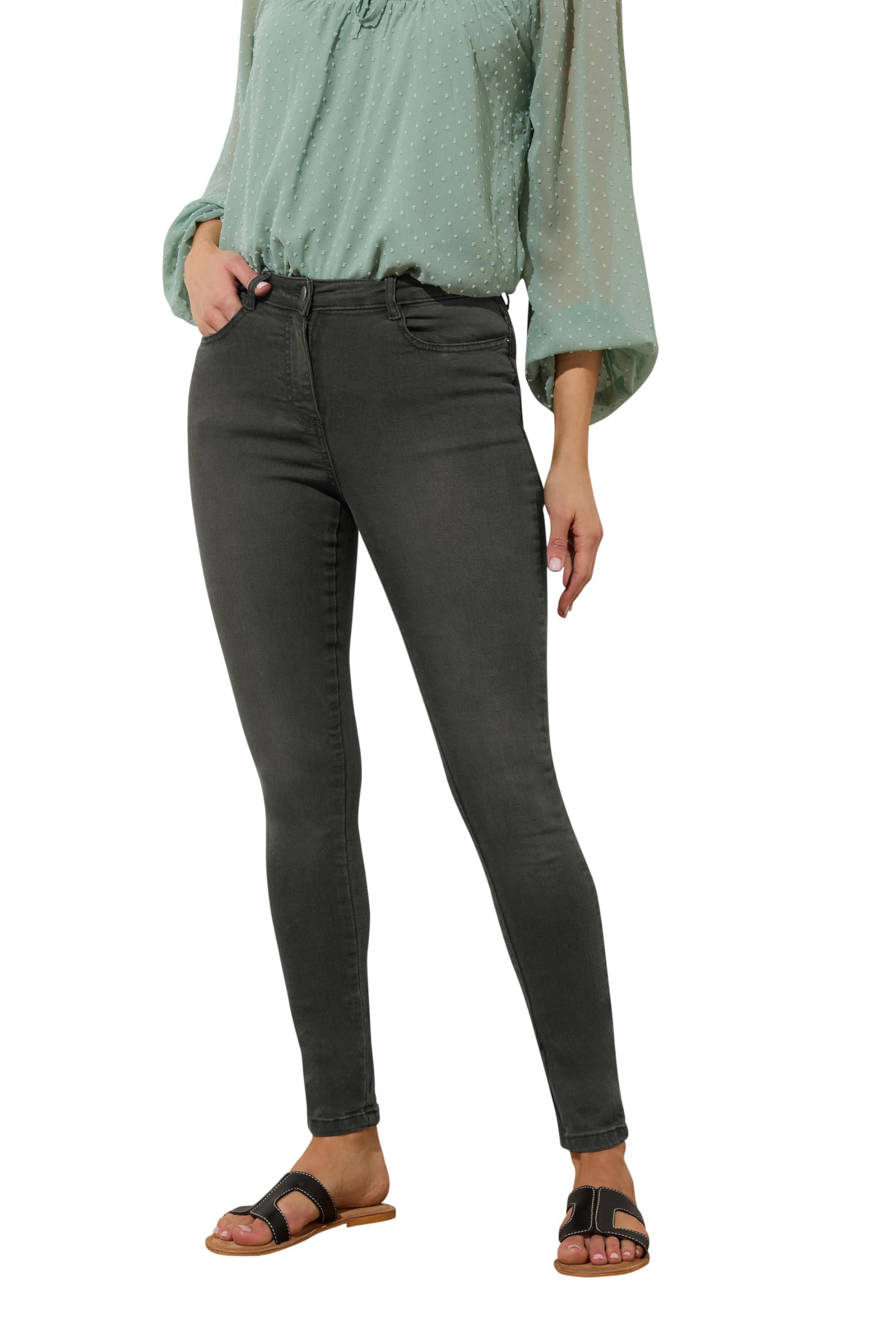 Long Tall Sally Women's Black Tall Skinny Jeans In | Size: 8XXL