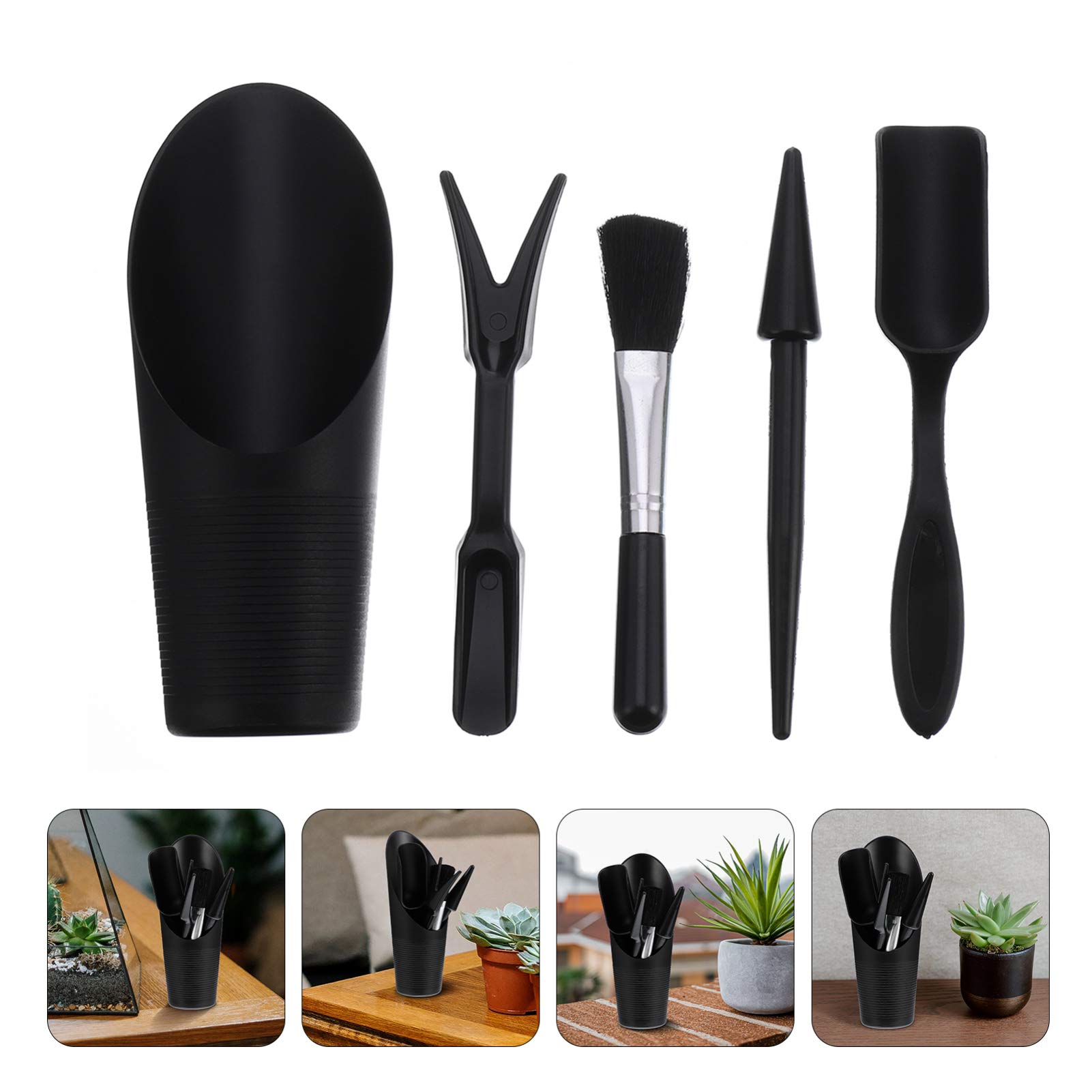BESTonZON 3 Series Herramientas De Jardinería Mini para Plantas Suculentas Transplante Ergonómico para Jardín Y Macetas 5 Piezas*3