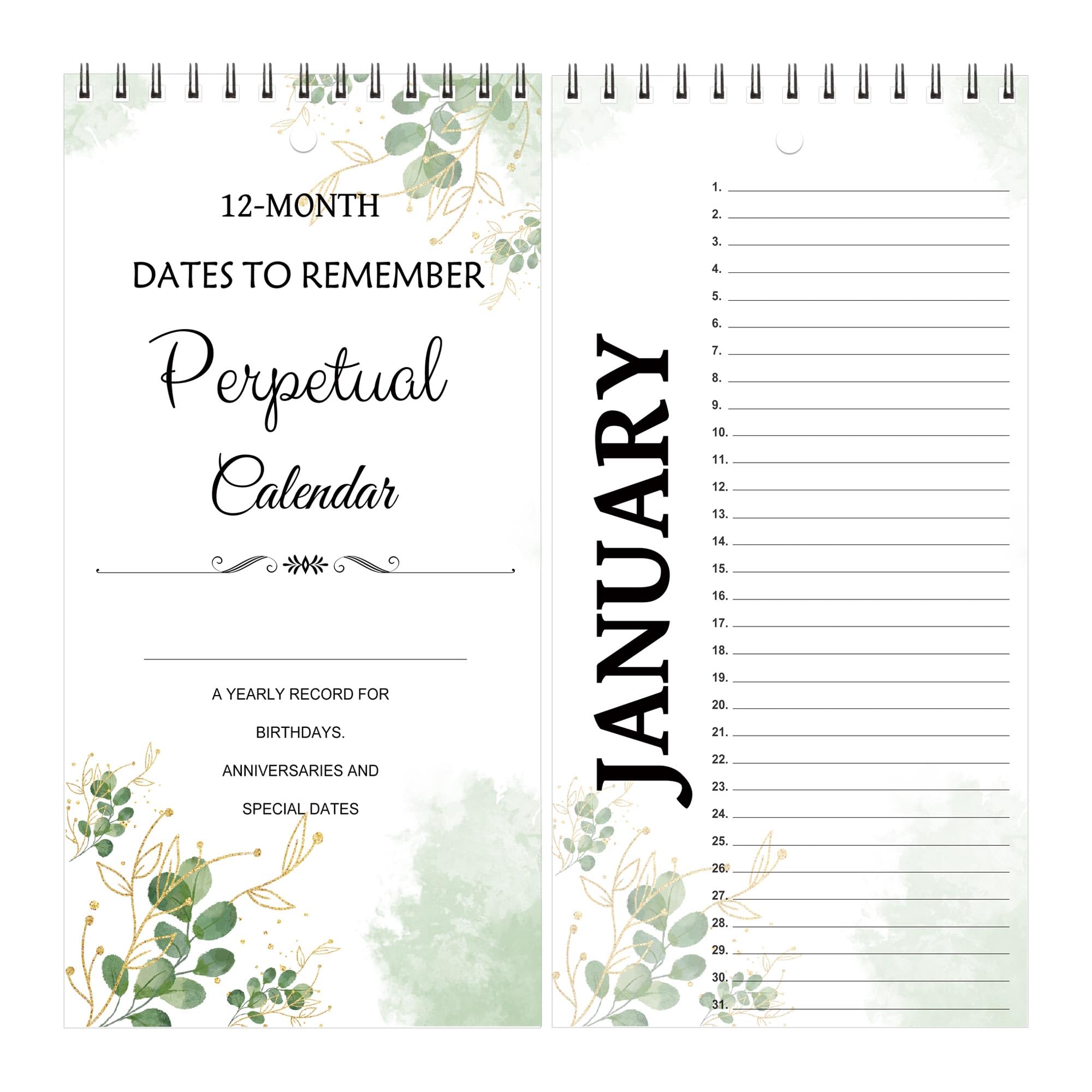 Calendrier Sexy Calendrier D'anniversaire Spirale - Indépendant De L'année - Signes Du Zodiaque - 105x297mm - Fabriqué En Allemagne Calendrier Anniversaire Perpétuel