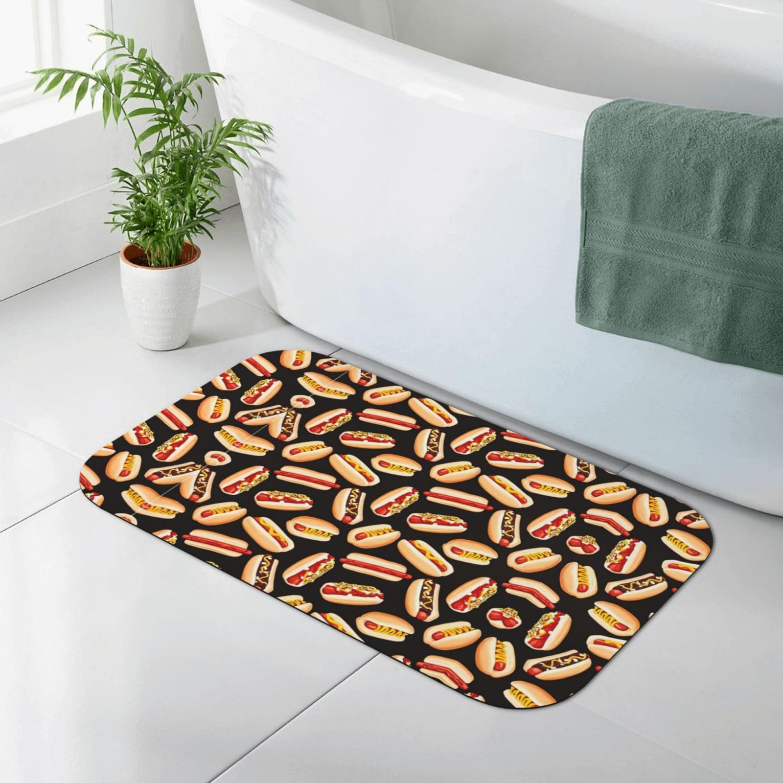 Tapis de bain antidérapant et super absorbant au séchage ultra rapide