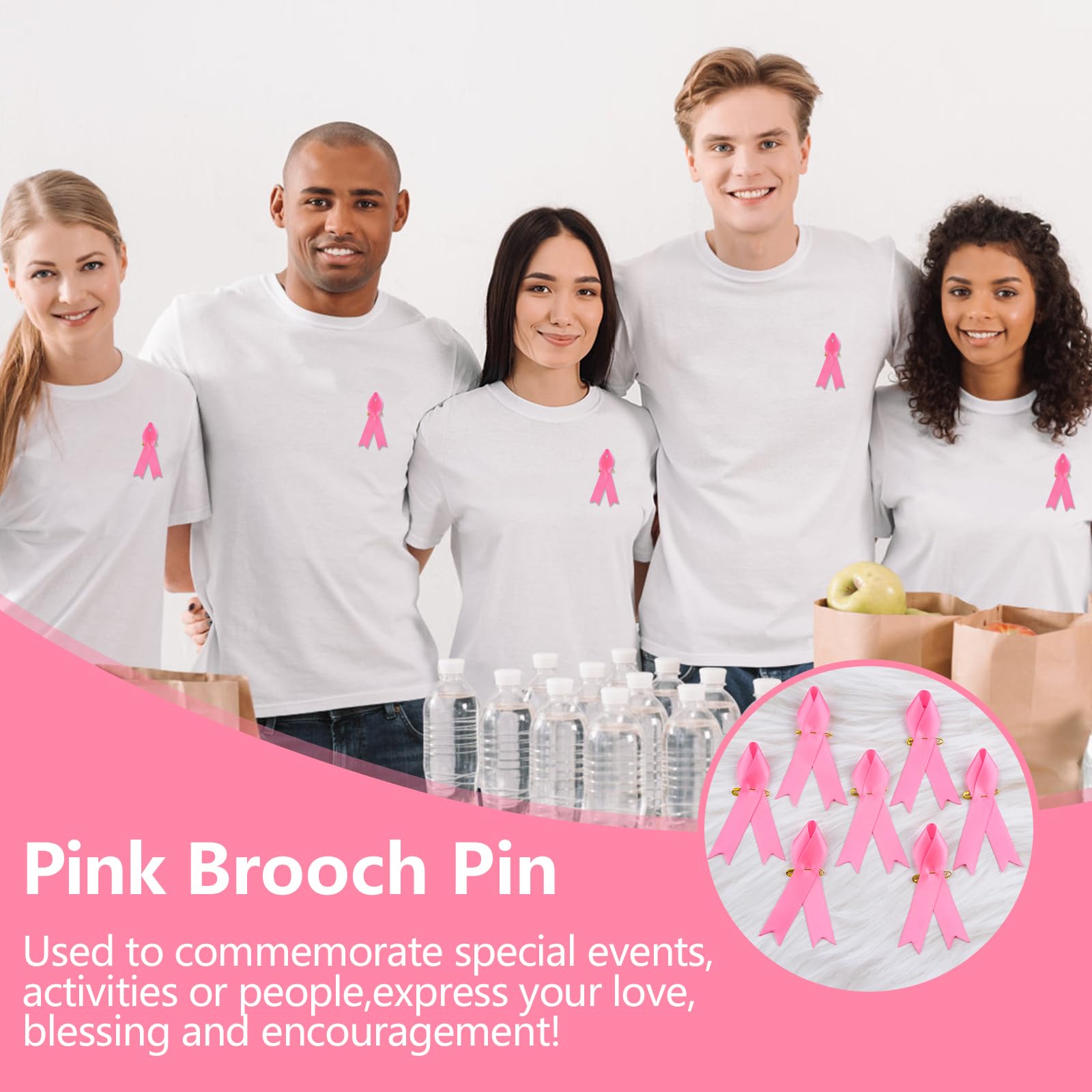 WANDIC Lot Pins Rubans Sensibilisation – Broches Satin & Métal Pour Autisme, Santé Mentale, LGBT, Maladies Rares – Message D’Espoir
