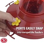 Perky-Pet 202FB Ports d'alimentation de fleurs de remplacement jaunes avec garde-abeilles