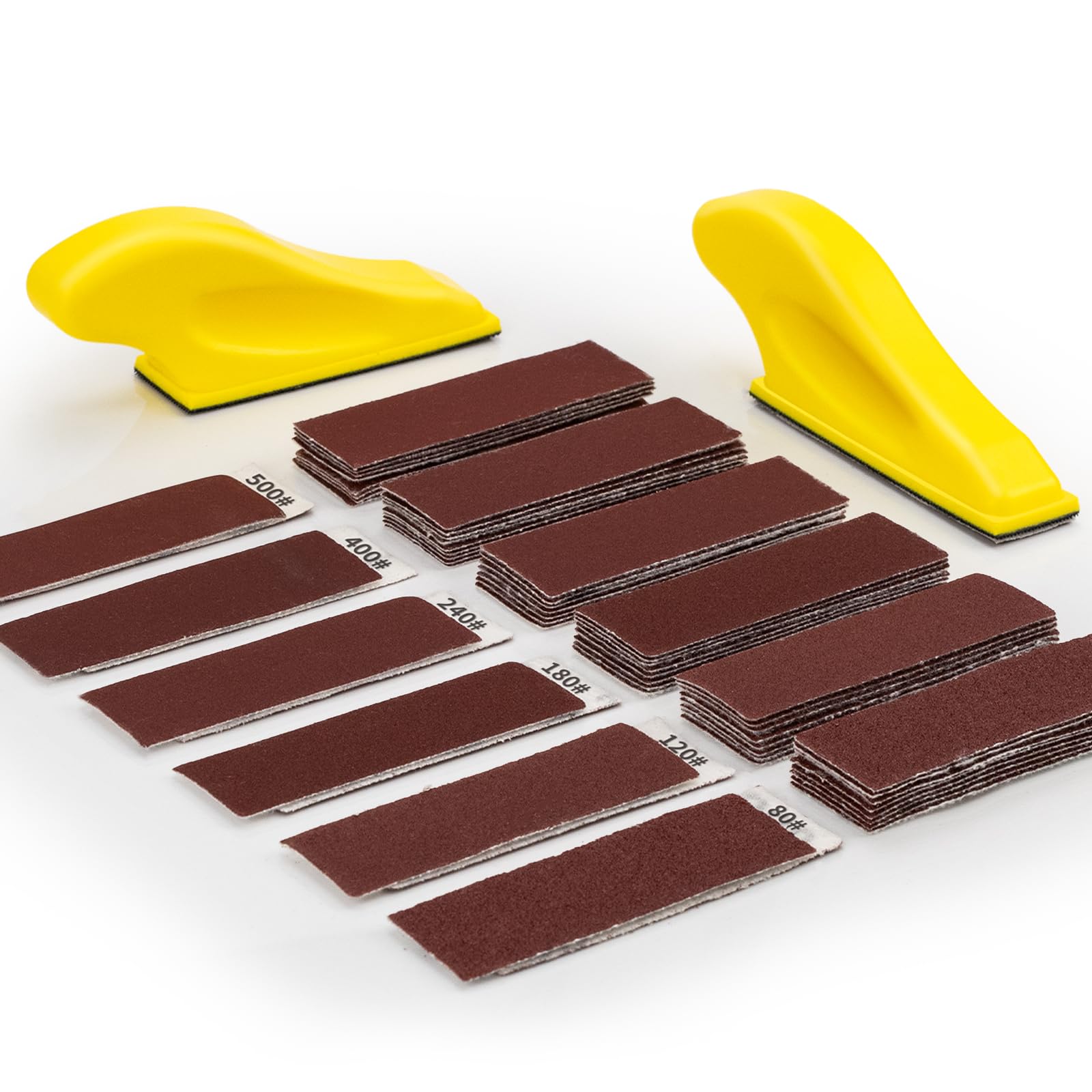 Mini Finger Sander Kit - 30 Sandpaper Sheets -8