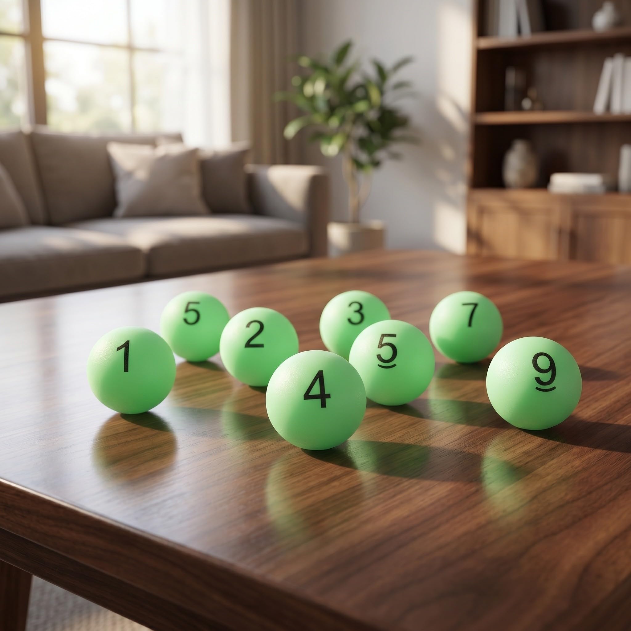 Toyvian 100 pelotas de ping pong numeradas a granel, pelotas de tenis de mesa numeradas a granel, bingo de lotería de plástico de 35 mm para rifa y para noche de juegos, carnaval, máquinas