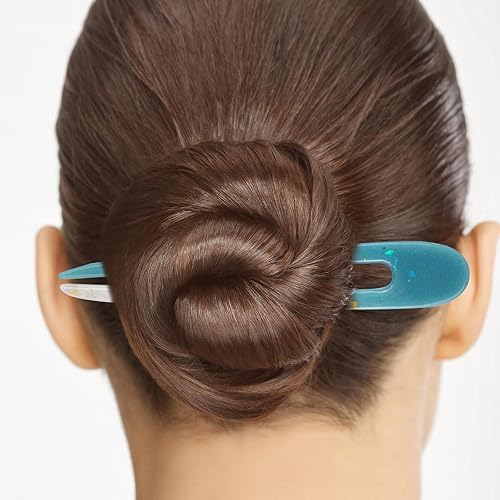 Miniatura 3 de Molde de resina de silicona para horquilla, 3 piezas, moldes de silicona para el cabello, horquilla de pelo para bricolaje, molde de resina epoxi,