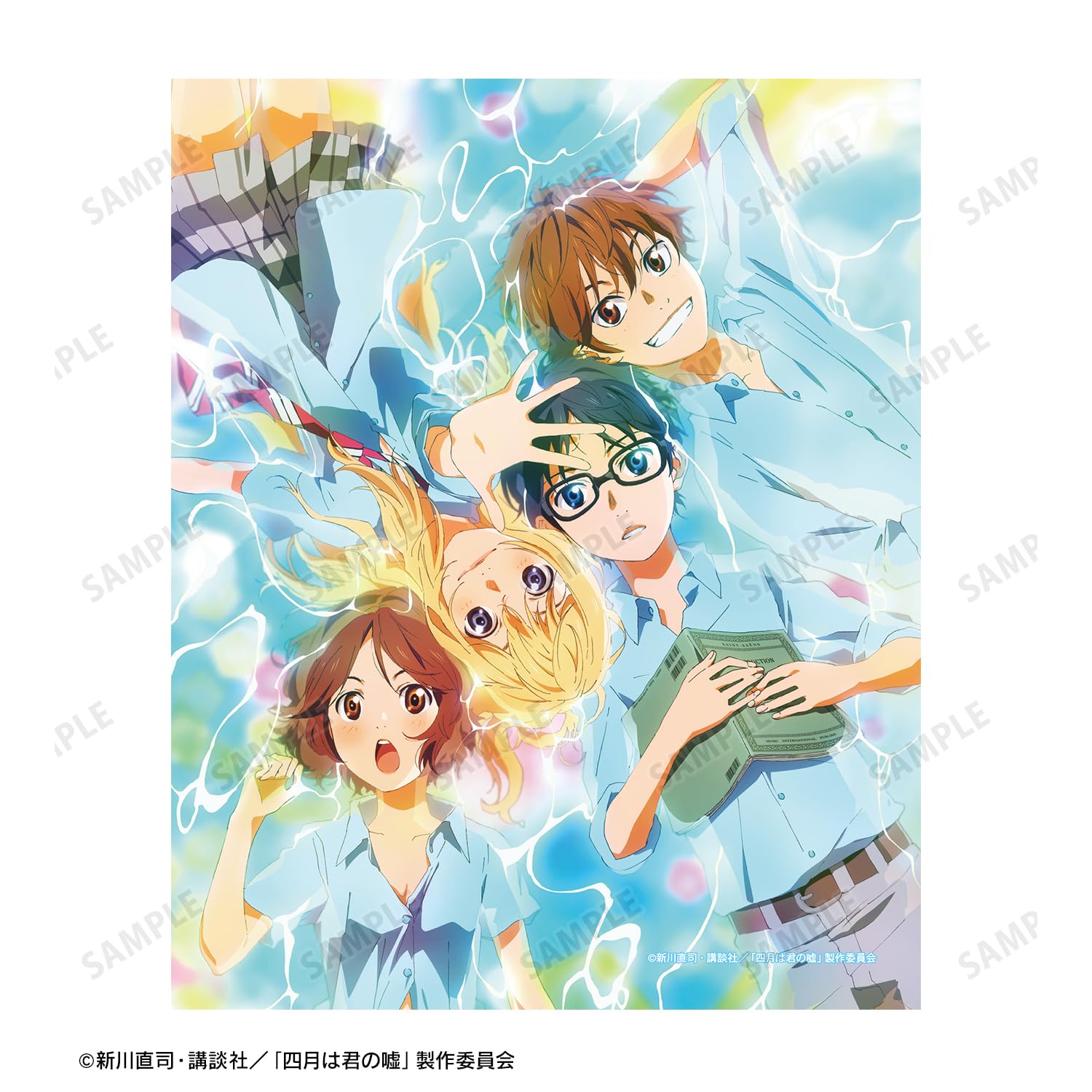 F3号キャンバスボード 四月は君の嘘 Amazon.co.jp: TVアニメ「四月は君の嘘」 キービジュアル キャンバス