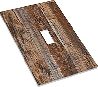 Vista 439 de Vista de ventana, isla tropical, playa, palmeras, cielo soleado, cubierta de interruptor de luz de palanca individual, placa decorativa de pared