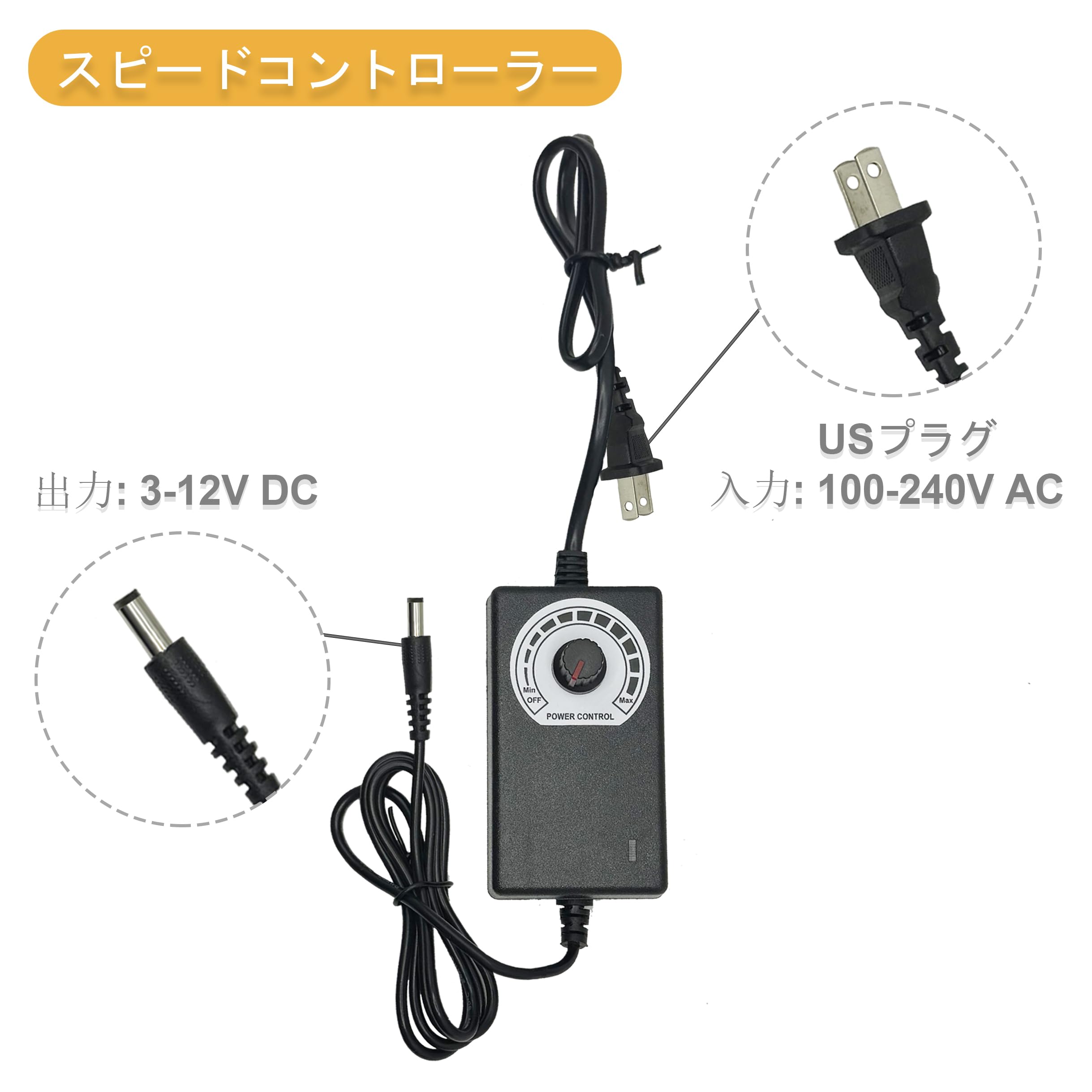 Amazon.co.jp: 3連 120mm x 25mm AC 冷却ファン、ケースファン 窓用 