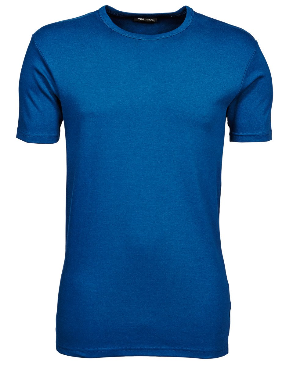 Tee Jays Mens TJ520 Short Sleeve Interlock Tee - Indigo - M