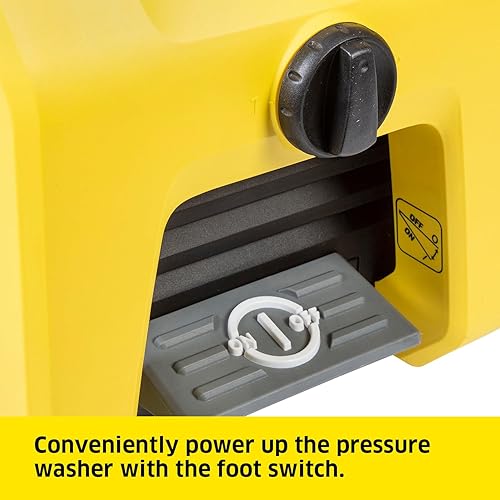 Miniatura 8 de Karcher K2300PS 2300 PSI 1.2 GPM TruPressure - Lavadora a presión eléctrica de inducción - 2875 Max PSI con 4 boquillas y carrete de manguera para