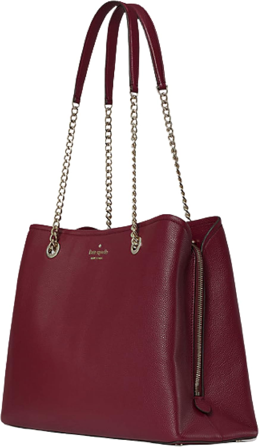 Kate Spade New York Jordyn Large Chain Handle Tote Leather Women's Handbag Amazon.co.uk Fashion