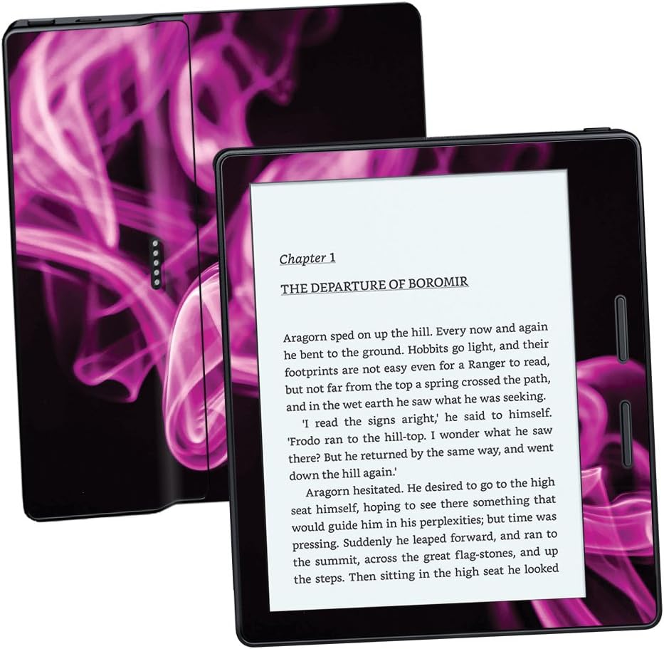 MightySkins Skin Compatible with Amazon Kindle Oasis 6" (8th Gen) - Pink Flames | Protective, Durable, and Unique Vinyl Decal wrap Cover | Easy to Apply, Remove, and Change Styles | Made in The USA