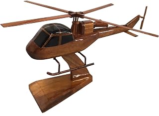 Westland Scout British Army Royal Australian Navy South African Air Force Light General Use Military Helicopter Wooden Desktop Model.