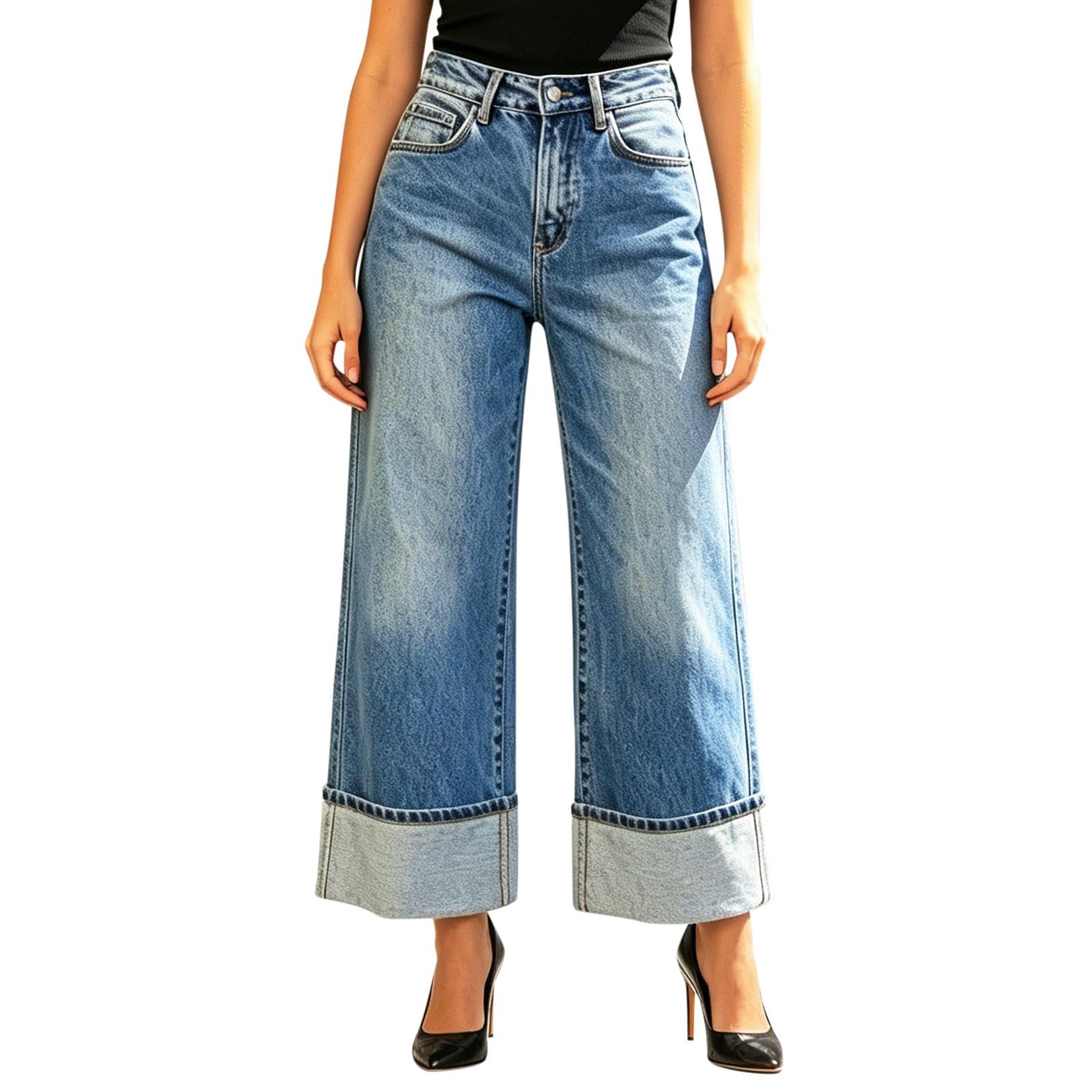Pantalon d'extérieur femme ample résistant et élastique