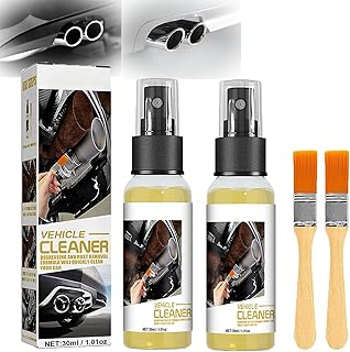 Dfcdcoo Powerful Rust Remover Spray with Brush, Car Rust Removal Spray Multi-Powerful Automotive Rust Remover Multifunctional Metal Rust Remover Rust Protection Spray for Metal (2pcs)
