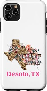 iPhone 11 Pro Max Desoto, TX Texas boho leopard floral souvenir Case