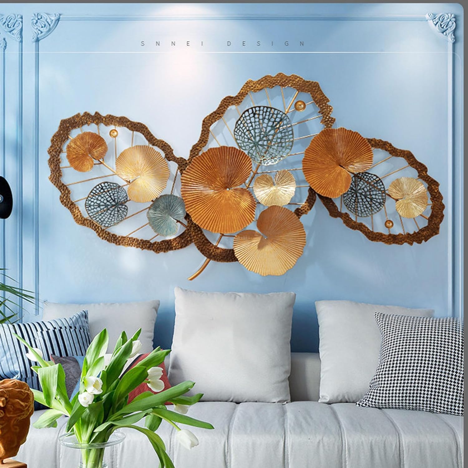 Amazon.co.jp: 壁飾り アイアン メタル 壁装飾 壁掛け装飾 金属