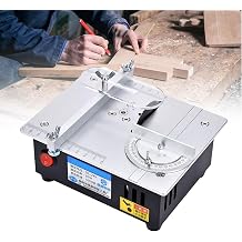 Mini Table Saw for Woodworking, DIY Projects, 45  Mitre Saw, Black