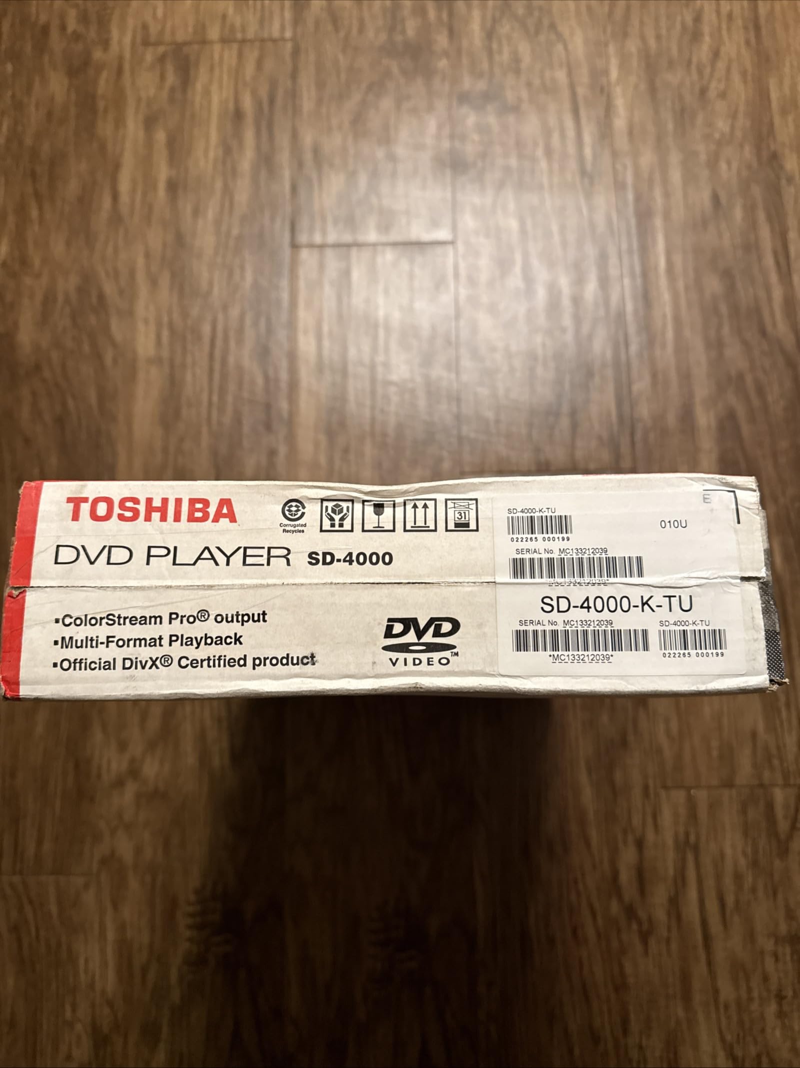 Amazon.com: Toshiba SD-4000 Progressive Scan DivX Certified DVD