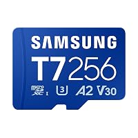 Samsung Scheda di Memoria MicroSD T7 da 256 GB, Scheda di Memoria per Smartphone