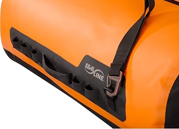 SealLine Pro Zip Waterproof Duffel Bag, 70 Liter, Orange