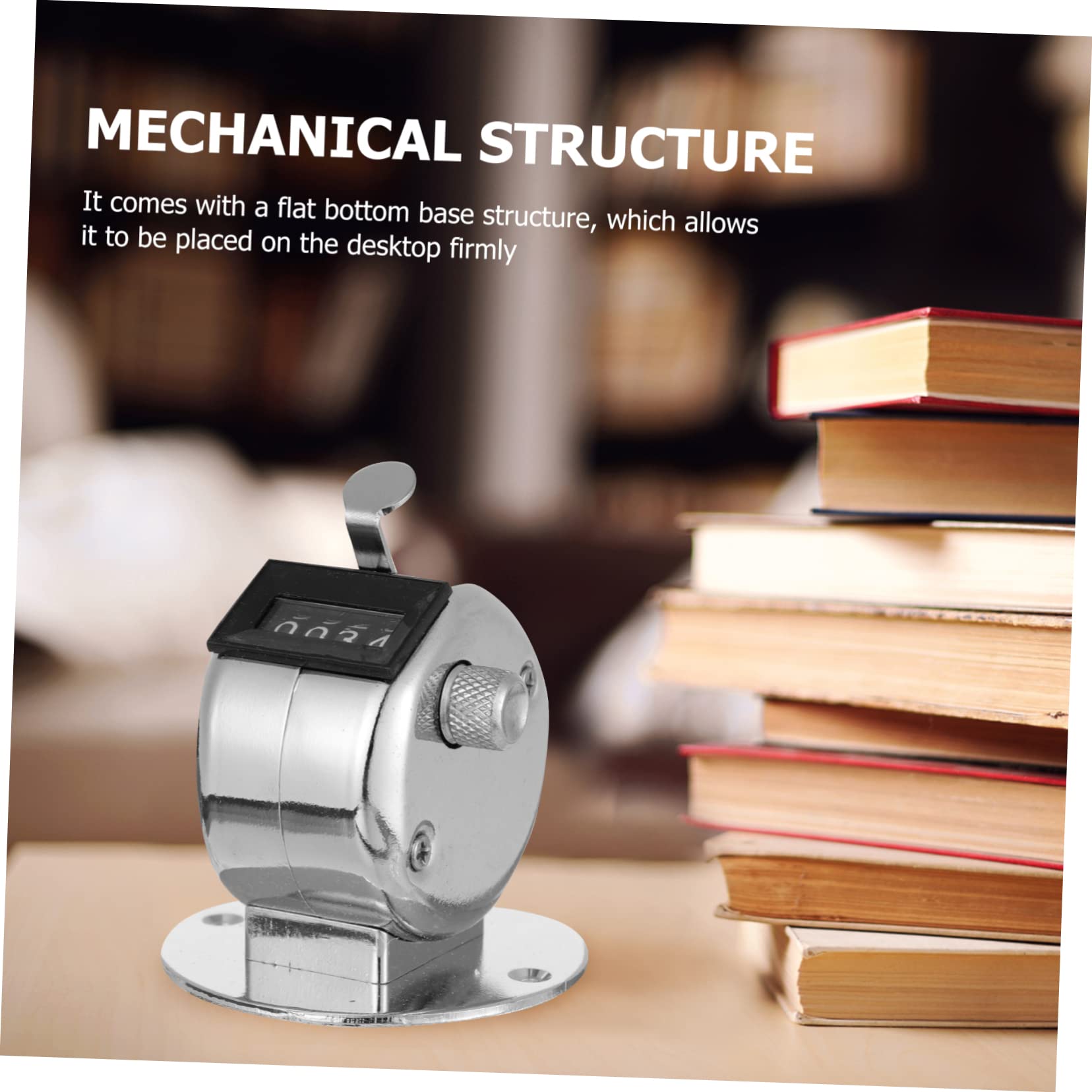 balacoo Mechanical Tally Clicker 4 Counter for Teaching Fitness Handheld Tally Counter Device Metal Constructi